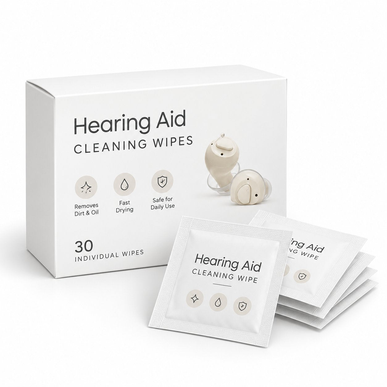Comfi™ Hearing Aid Cleaning Wipes (30 Pack)